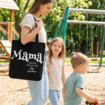 Mama établie Nom personnalisé des enfants Nouvelle