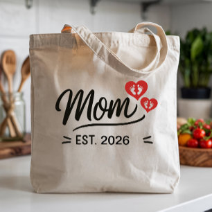 Tote Bag Maman a établi le nom de la fête des mères année s