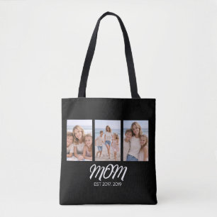 Tote Bag Maman a établi un script noir 3 Photo