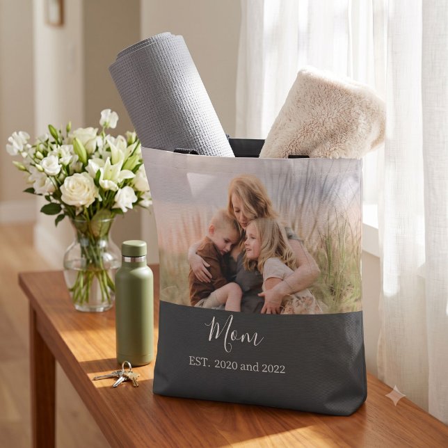 Tote Bag Maman a établi un script photo élégant (Créateur téléchargé)