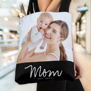 Tote Bag Maman a établi un script photo noir