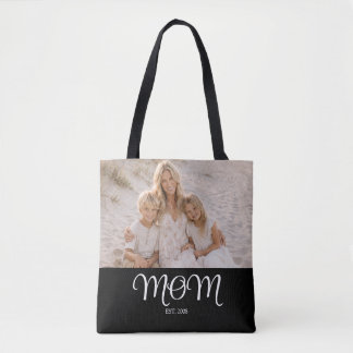 Tote Bag Maman a établi un script photo noir