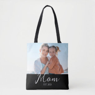 Tote Bag Maman a établi un script photo noir