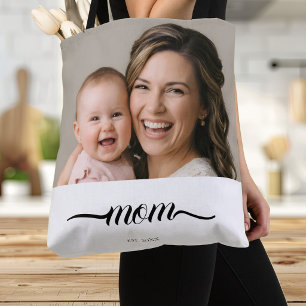 Tote Bag Maman a établi une photo personnalisée année