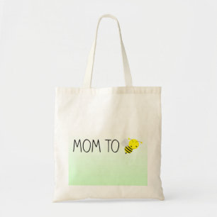 Tote Bag Maman à être, belle Bumblebee vert/jaune