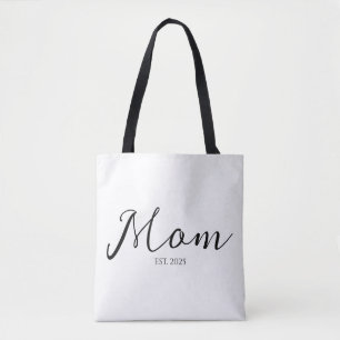 Tote Bag Maman a fondé un nouveau cadeau pour maman