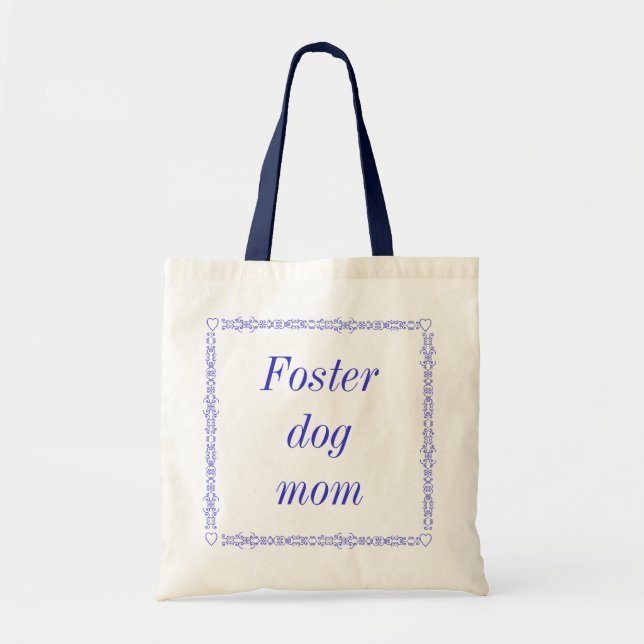 Tote Bag Maman adoptive fourre-tout de chien (Devant)