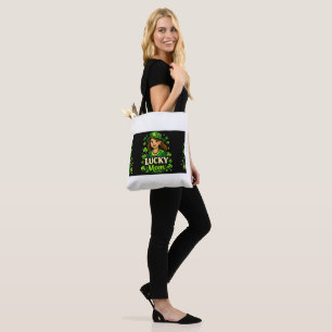 Tote Bag Maman chanceuse – Conception de trèfle de la Saint