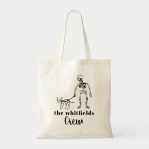 Tote Bag Maman Chien Halloween Famille Personnalisée Assort