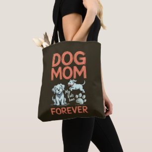 Tote Bag Maman Chien Pour Toujours Design De Chiot Mignon