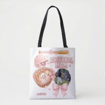 Maman de baseball Photo Rose Coquette Sports