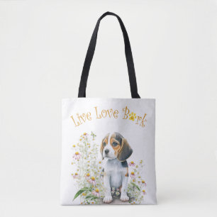 Tote Bag Maman de chien beagle