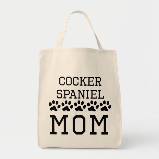 Tote Bag Maman de cocker (Devant)