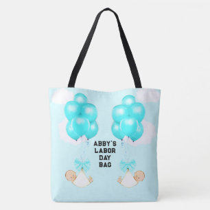 Tote Bag Maman de futurs garçons jumeaux