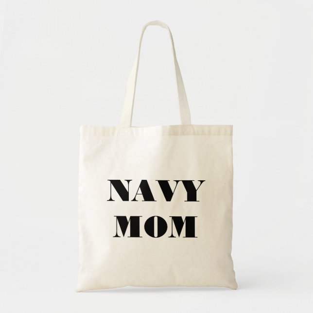 Tote Bag Maman de la marine (Devant)