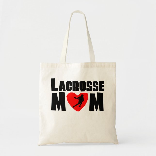 Tote Bag Maman de lacrosse (Devant)