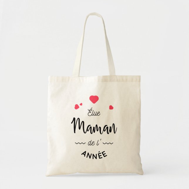 Tote Bag Maman de l'année (Devant)