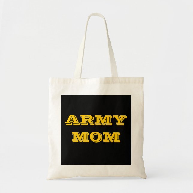Tote Bag Maman de l'armée (Devant)