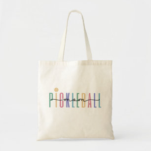 Tote Bag Maman de Pickleball Coloré