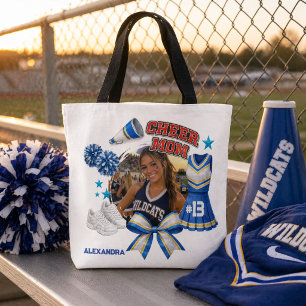 Tote Bag Maman de soutien personnalisé Photo Fierté sportiv