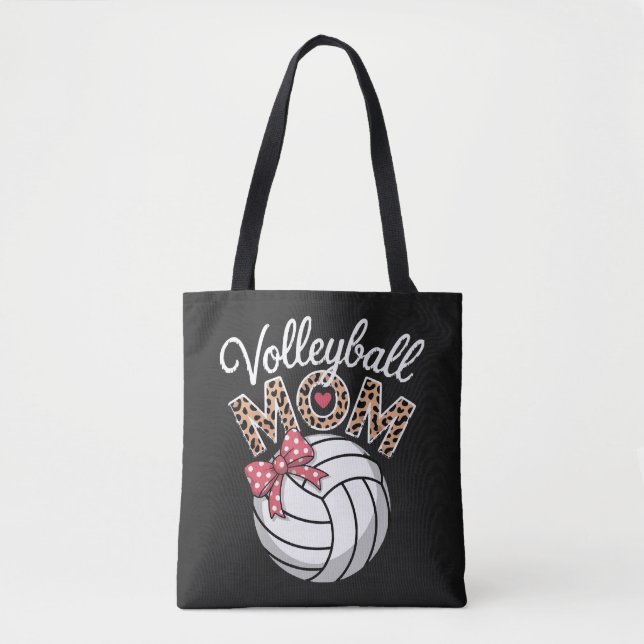 Tote Bag Maman de volleyeuse (Devant)