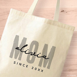 Tote Bag Maman Depuis 20XX Moderne Simple Preppy