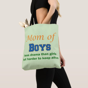 Tote Bag Maman des garçons