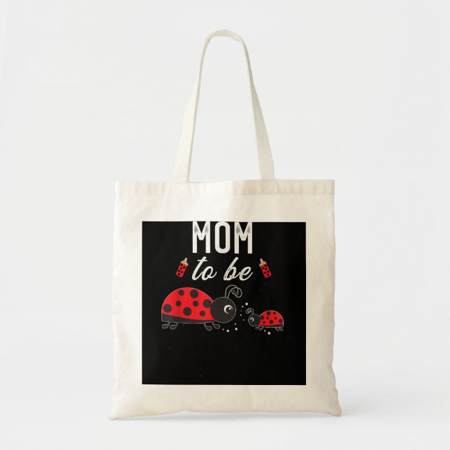 Tote Bag Maman doit être Ladybug Baby shower Ladybug Maman (Devant)