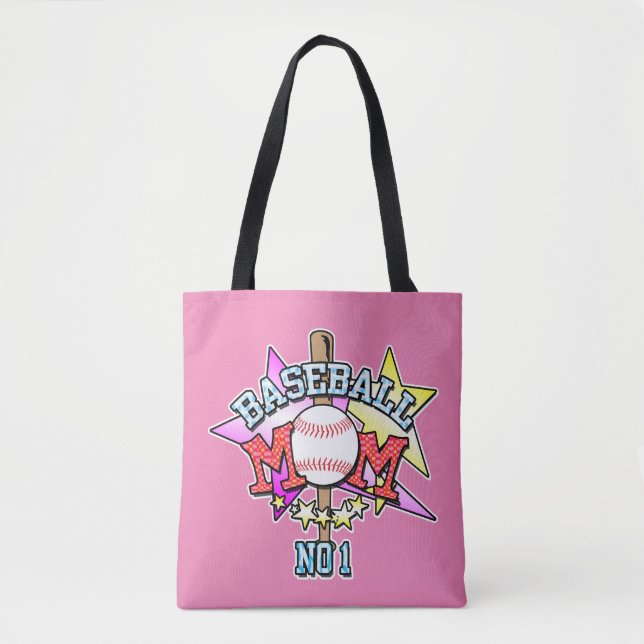 Tote Bag Maman du baseball (Devant)