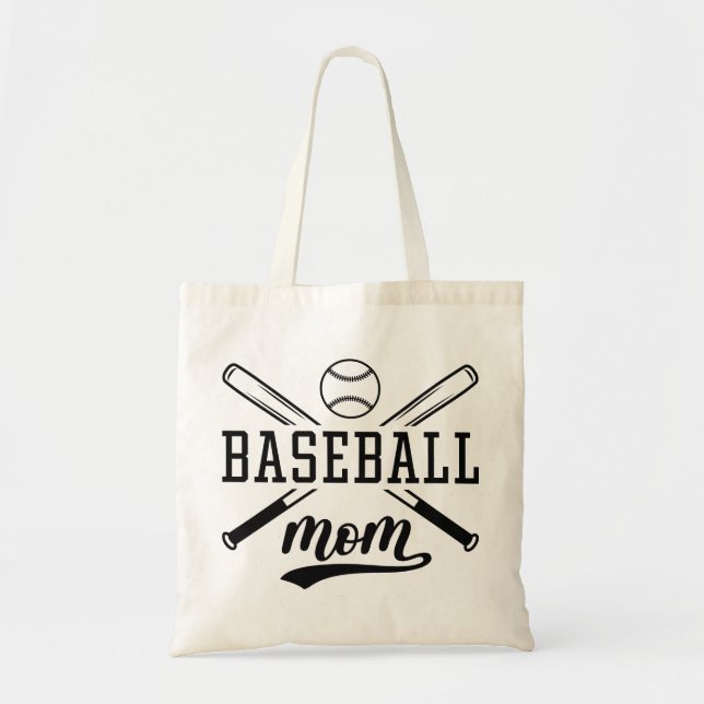 Tote Bag Maman du baseball (Devant)