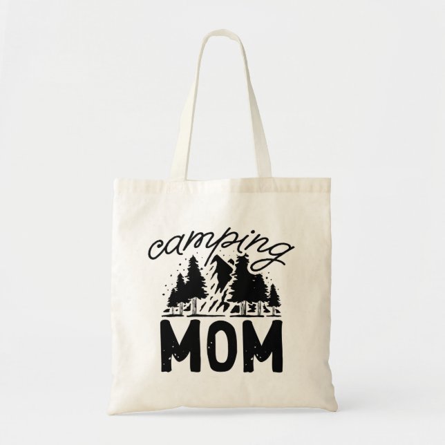 Tote Bag Maman du camping (Devant)