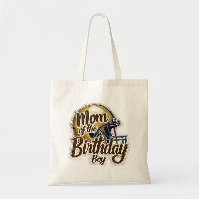 Tote Bag Maman du garçon d'anniversaire (Devant)