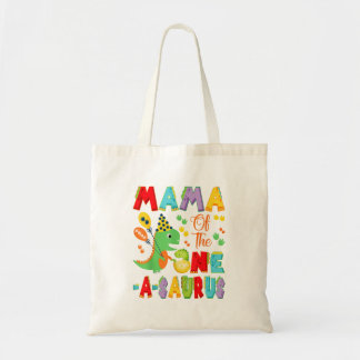 Tote Bag Maman du One-A-Saurus 1er Anniversaire Garçon Dino