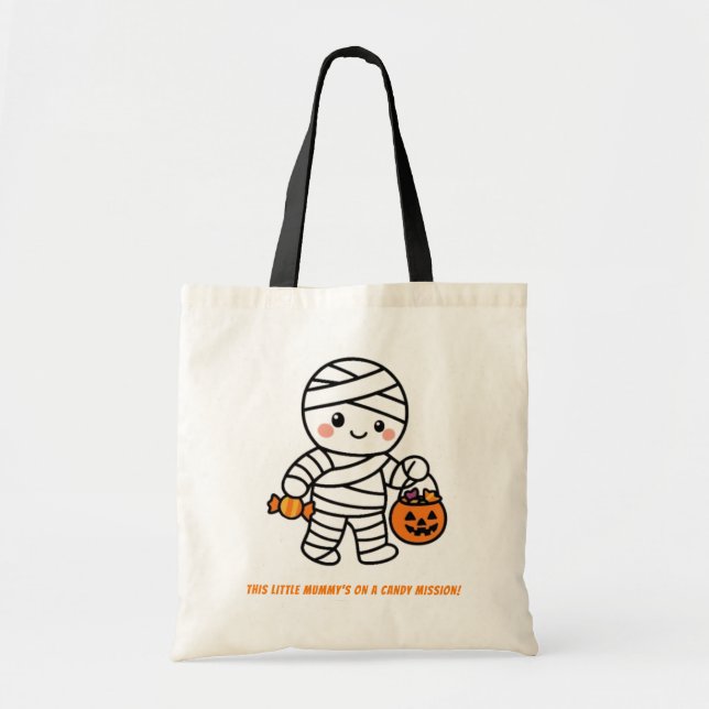 Tote Bag Maman en mission bonbons (Devant)