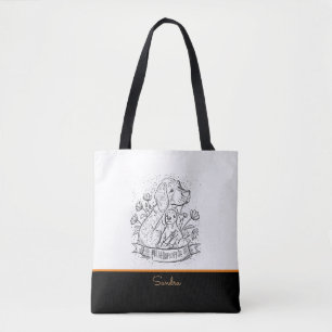Tote Bag Maman et bébé chien
