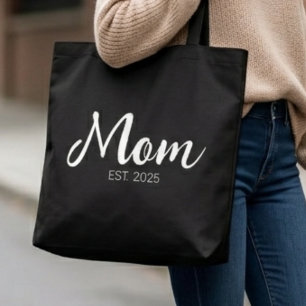 Tote Bag Maman établie Nouveau Cadeau de Maman