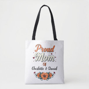 Tote Bag Maman fière de   Fête des mères personnalisées