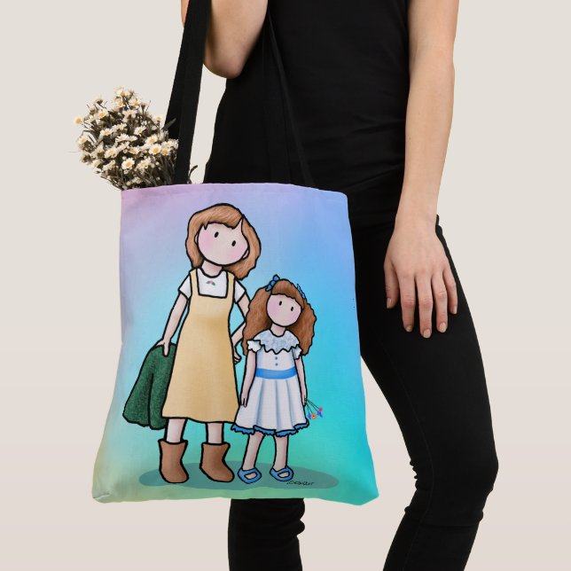 Tote Bag Maman & Fille (De près)