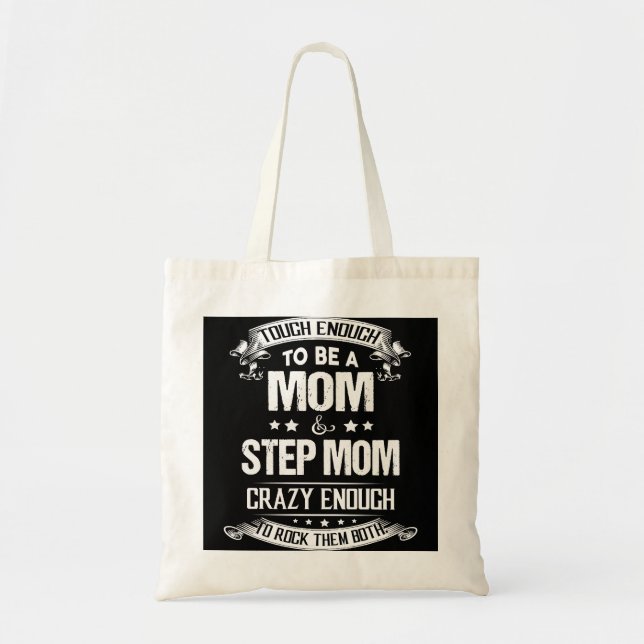 Tote Bag Maman grand-mère de Tough assez pour être une mère (Devant)