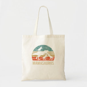 Tote Bag Maman Maman Mama Dinosaur Drôle 3 Trois Enfants Ma
