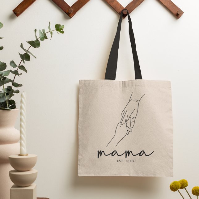 Tote Bag Maman Moderne Mama Établie (Créateur téléchargé)