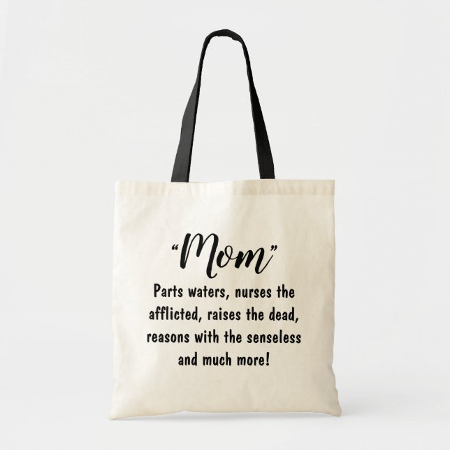 Tote Bag "Maman : Parties des eaux, Infirmières les personn (Devant)