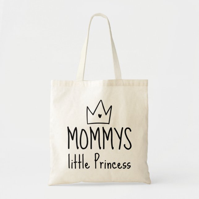 Tote Bag Maman Petite Princesse (Devant)