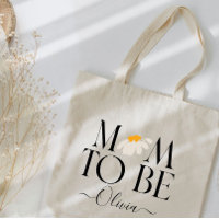 Maman pour être marguerite baby shower floral nouv