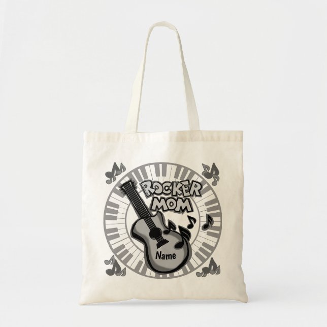 Tote Bag Maman rockeuse  (Devant)