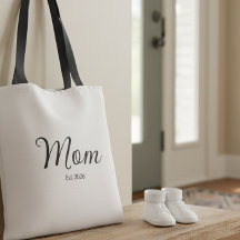Maman Script Établi Noir