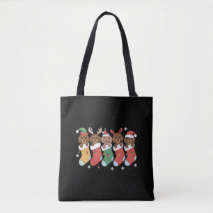 Tote Bag Maman teckel Noël Cadeau pour amateur de chien Nou
