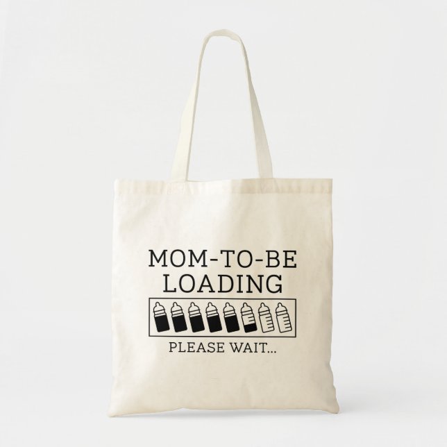 Tote Bag Maman va se charger (Devant)