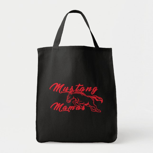 Tote Bag Mamans Red Fourre-tout de mustang (Devant)