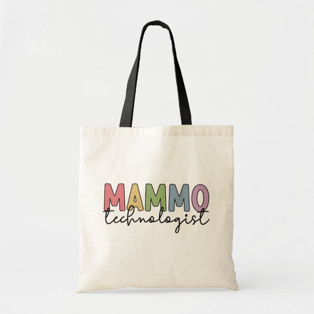 Tote Bag Mammo Technologue Mammographie Technicien Cadeaux (Devant)
